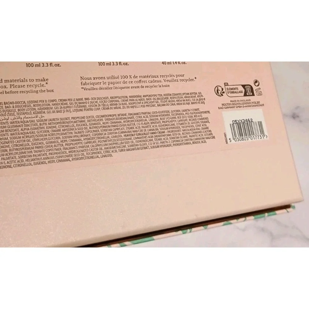 NEW MOLTON BROWN Heavenly Gingerlily Travel Body‎ & Hand Collection Gift Box